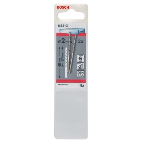 Broca para metal HSS-G, DIN 338