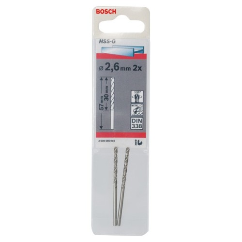 Broca para metal HSS-G, DIN 338