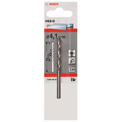 Broca para metal HSS-G, DIN 338