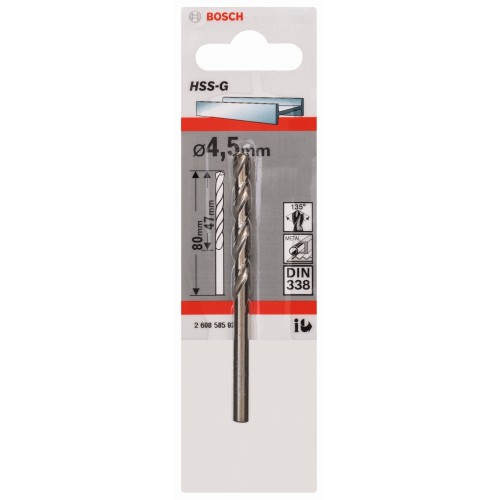 Broca para metal HSS-G, DIN 338