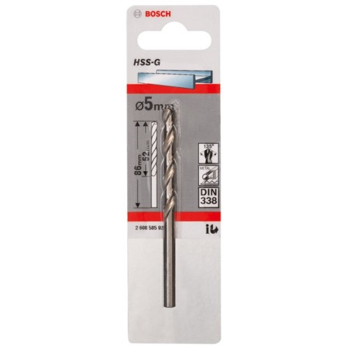 Broca para metal HSS-G, DIN 338