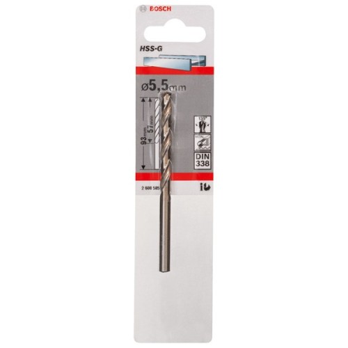 Broca para metal HSS-G, DIN 338