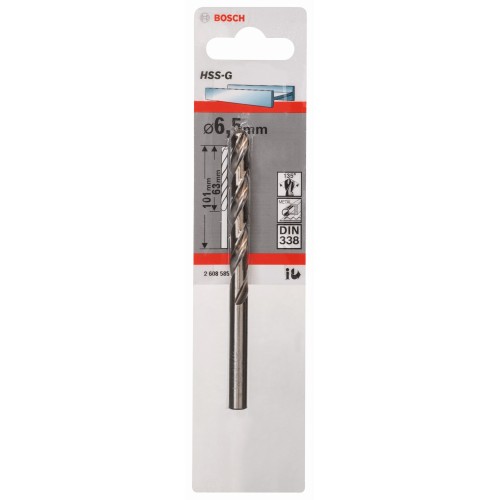 Broca para metal HSS-G, DIN 338