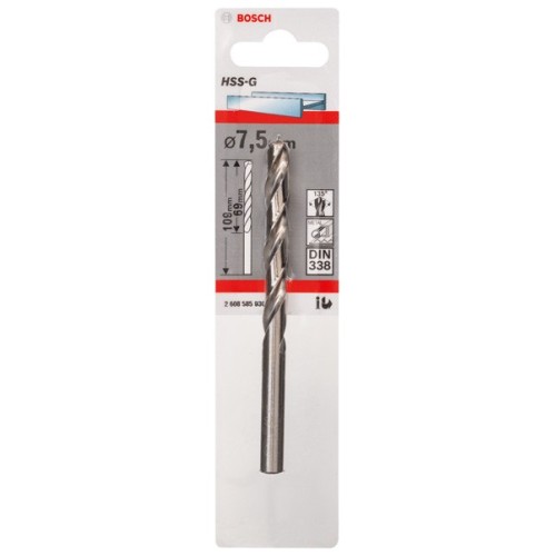 Broca para metal HSS-G, DIN 338