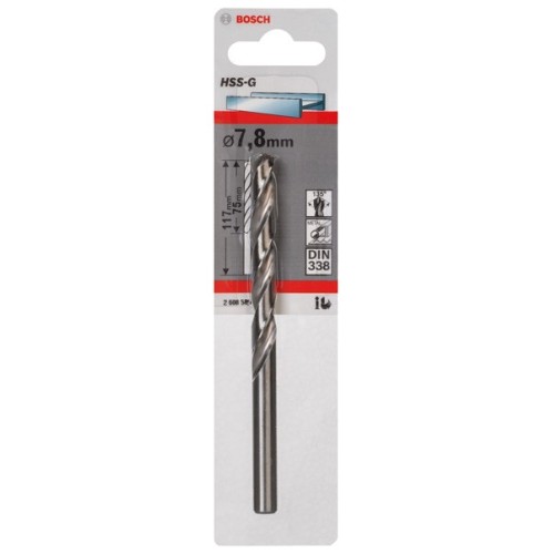 Broca para metal HSS-G, DIN 338