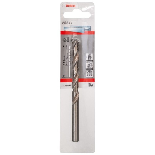 Broca para metal HSS-G, DIN 338