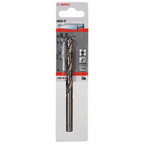Broca para metal HSS-G, DIN 338