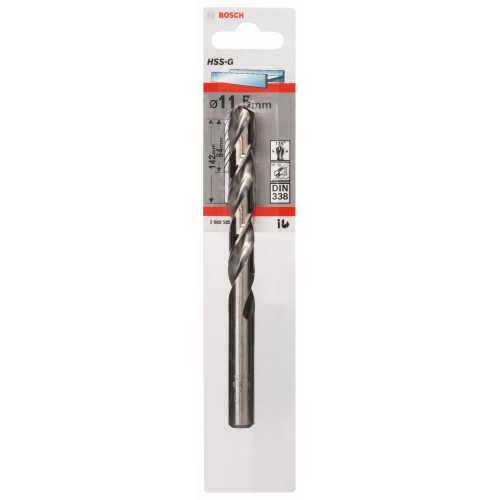 Broca para metal HSS-G, DIN 338
