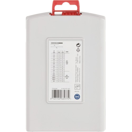 Set de brocas helicoidales PRO Metal HSS-G, 19 uds.
