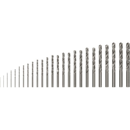 Set de brocas helicoidales PRO Metal HSS-G, 25 uds.