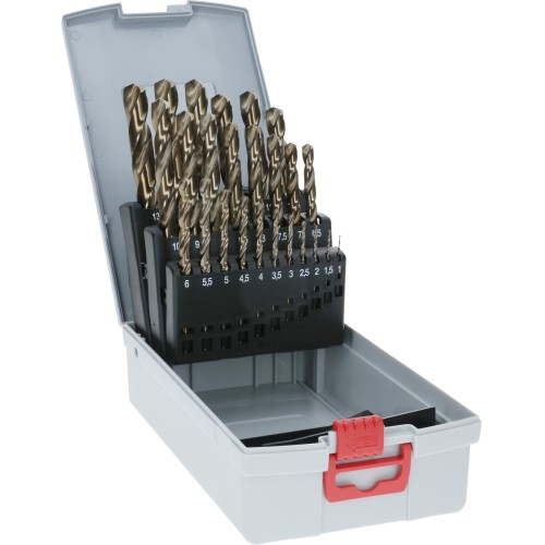 Set de brocas PRO Stainless Steel HSS-Co, 25 uds.