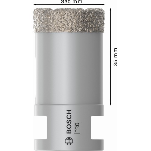Corona en seco PRO Ceramic dry, 30 x 35 x 22,23 mm