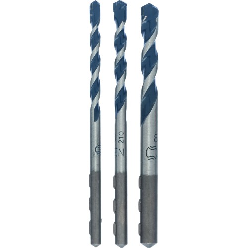 Set de brocas para hormigón CYL-5, 3 unidades, de 5/6/8 mm