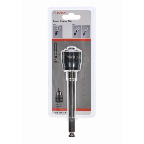 Barra de extensión de 150 mm/6" Mandril PC Plus de 7/16" 11 mm