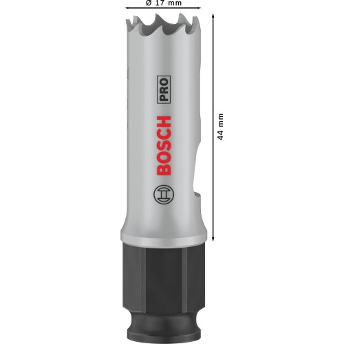 Sierra de corona PRO Multi Material PC Plus, 17 mm