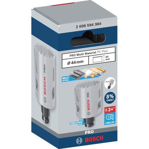 Sierra de corona PRO Multi Material PC Plus, 44 mm