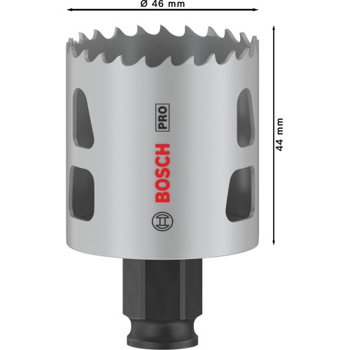 Sierra de corona PRO Multi Material PC Plus, 46 mm