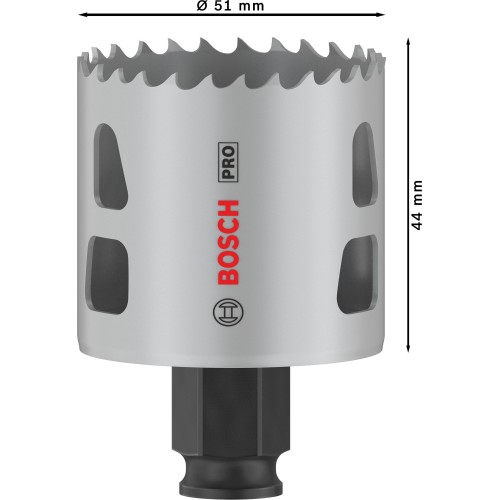 Sierra de corona PRO Multi Material PC Plus, 51 mm