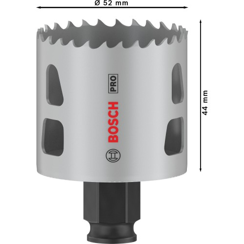 Sierra de corona PRO Multi Material PC Plus, 52 mm