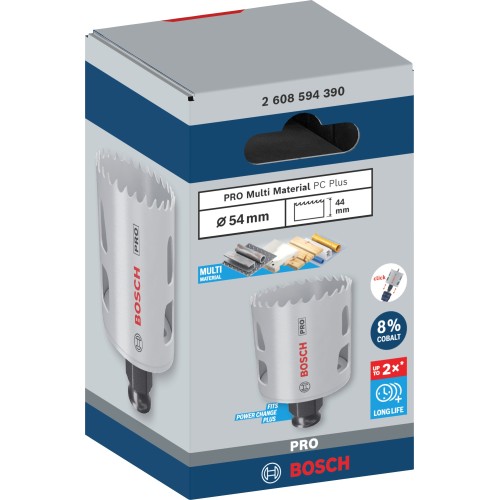 Sierra de corona PRO Multi Material PC Plus, 54 mm