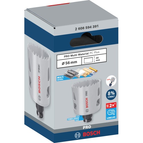 Sierra de corona PRO Multi Material PC Plus, 56 mm