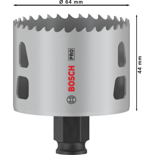 Sierra de corona PRO Multi Material PC Plus, 64 mm