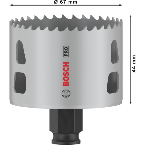 Sierra de corona PRO Multi Material PC Plus, 67 mm