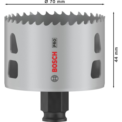 Sierra de corona PRO Multi Material PC Plus, 70 mm