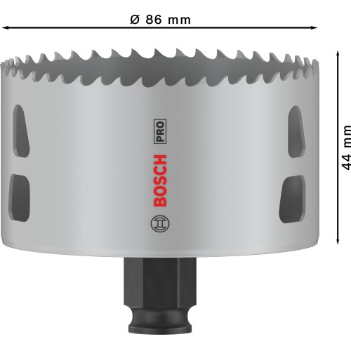 Sierra de corona PRO Multi Material PC Plus, 86 mm