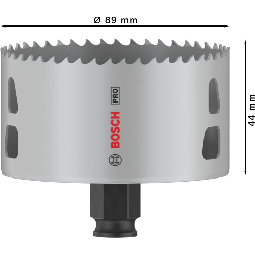 Sierra de corona PRO Multi Material PC Plus, 89 mm
