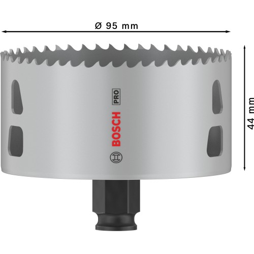 Sierra de corona PRO Multi Material PC Plus, 95 mm
