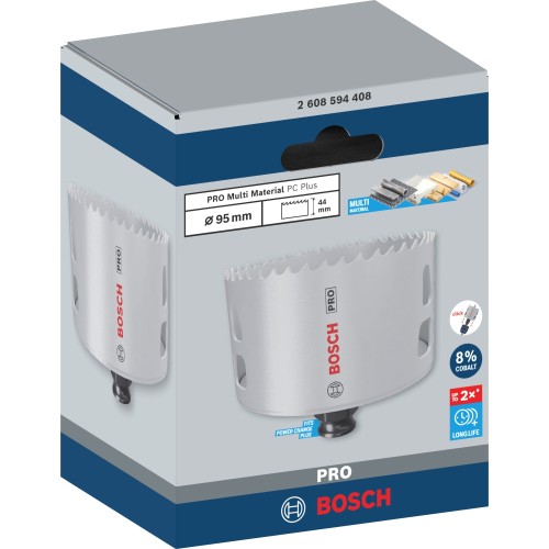 Sierra de corona PRO Multi Material PC Plus, 95 mm