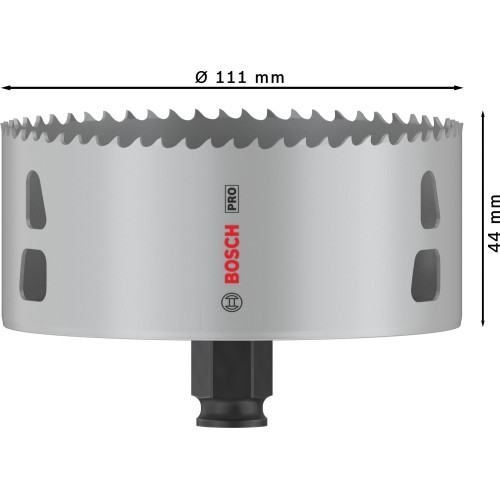 Sierra de corona PRO Multi Material PC Plus, 111 mm