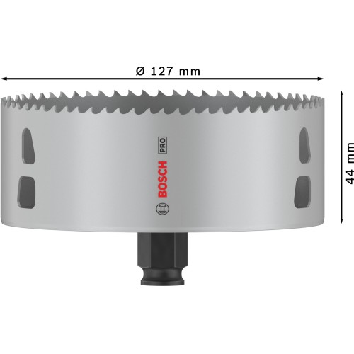 Sierra de corona PRO Multi Material PC Plus, 127 mm