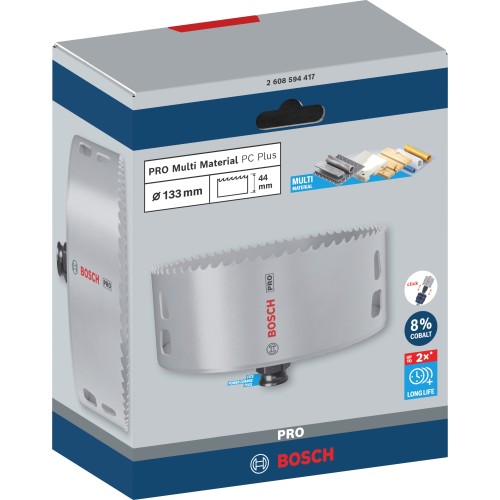 Sierra de corona PRO Multi Material PC Plus, 133 mm