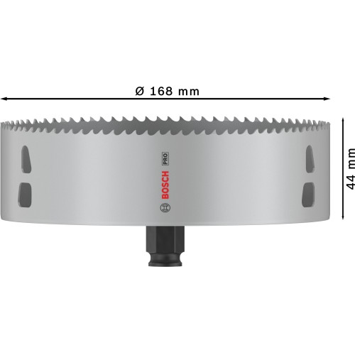 Sierra de corona PRO Multi Material PC Plus, 168 mm