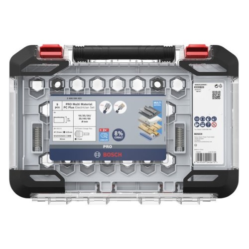 Set de sierras de corona PRO Multi Material PC Plus, 9 uds.