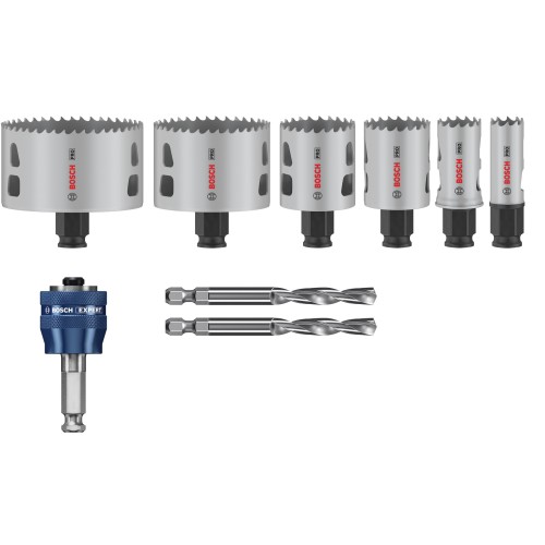 Set de sierras de corona PRO Multi Material PC Plus, 9 uds.