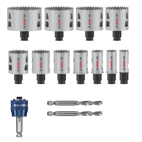 Set de sierras de corona PRO Multi Material PC Plus, 14 uds.