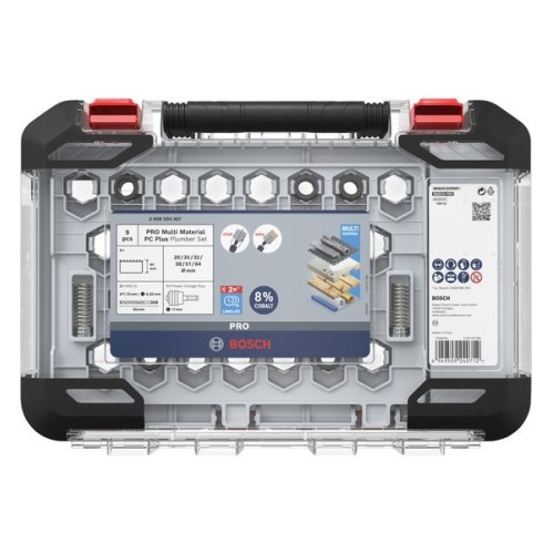 Set de sierras de corona PRO Multi Material PC Plus, 9 uds.
