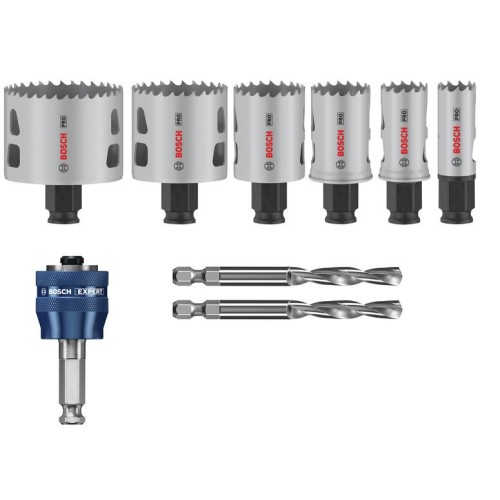 Set de sierras de corona PRO Multi Material PC Plus, 9 uds.
