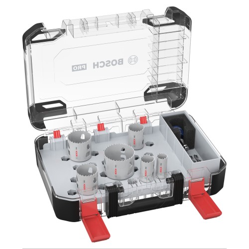 Set de sierras de corona PRO Multi Material PC Plus, 9 uds.