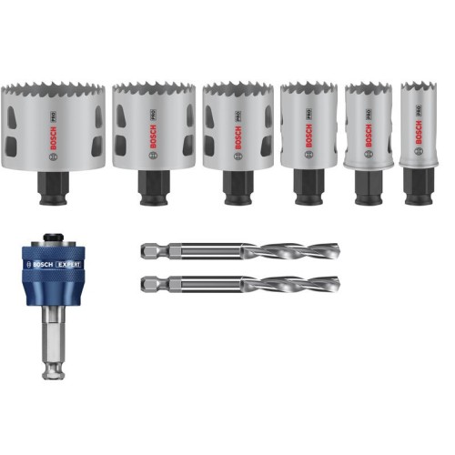 Set de sierras de corona PRO Multi Material PC Plus, 9 uds.
