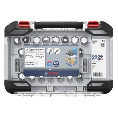 Set de sierras de corona PRO Multi Material PC Plus, 11 uds.