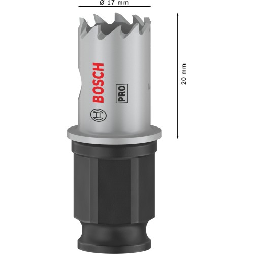 Sierra de corona PRO Sheet Metal PC Plus, 17 mm