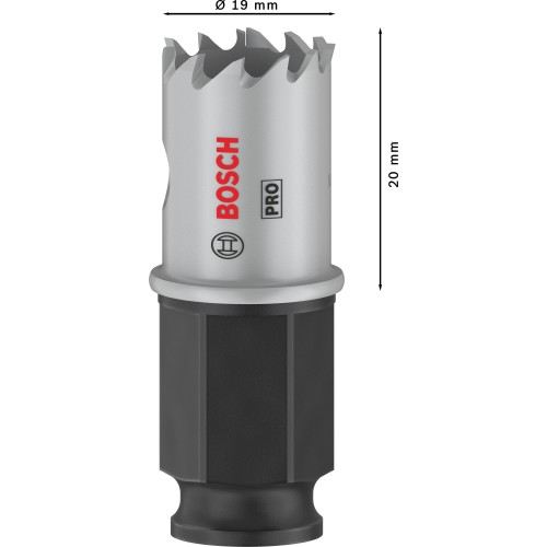 Sierra de corona PRO Sheet Metal PC Plus, 19 mm