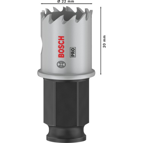 Sierra de corona PRO Sheet Metal PC Plus, 22 mm