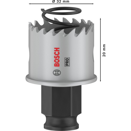 Sierra de corona PRO Sheet Metal PC Plus, 32 mm