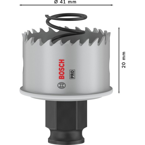 Sierra de corona PRO Sheet Metal PC Plus, 41 mm