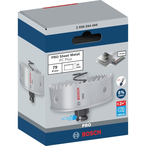 Sierra de corona PRO Sheet Metal PC Plus, 79 mm